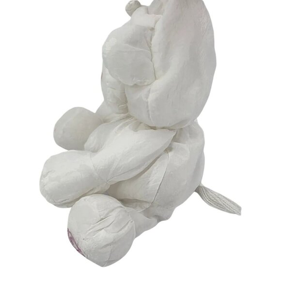 Vintage Fisher Price Puffalumps White Cow 16" Plush Puffalump Stuffed Animal 80s - Picture 3 of 8